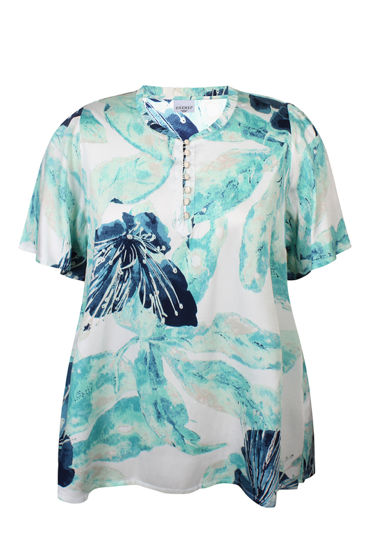 zhenzi bluse jalyn 1379 blå