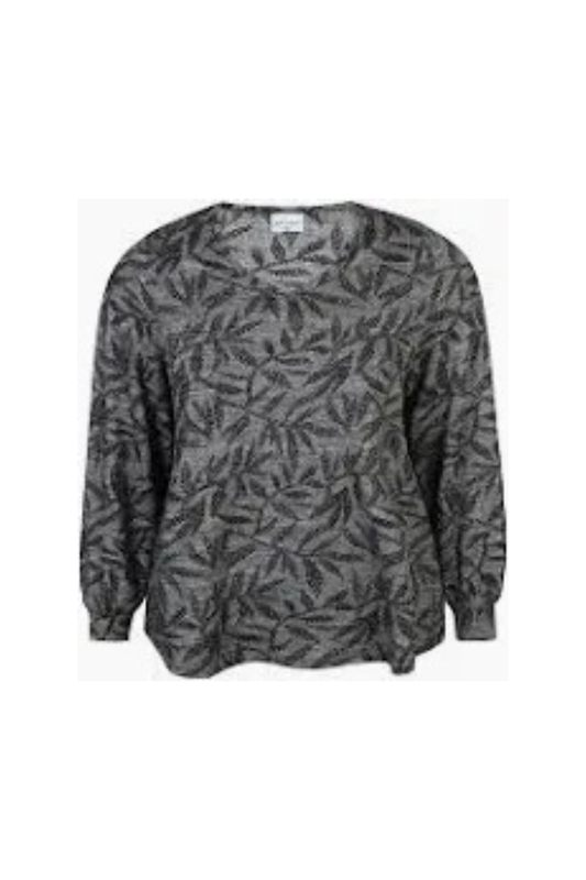 Zhenzi bluse zh-sara 1037 grå