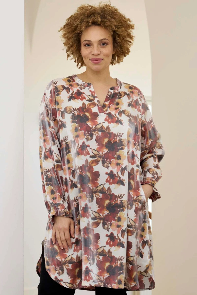 Zhenzi tunika Lucie 1546 – Dark Maroon – 954