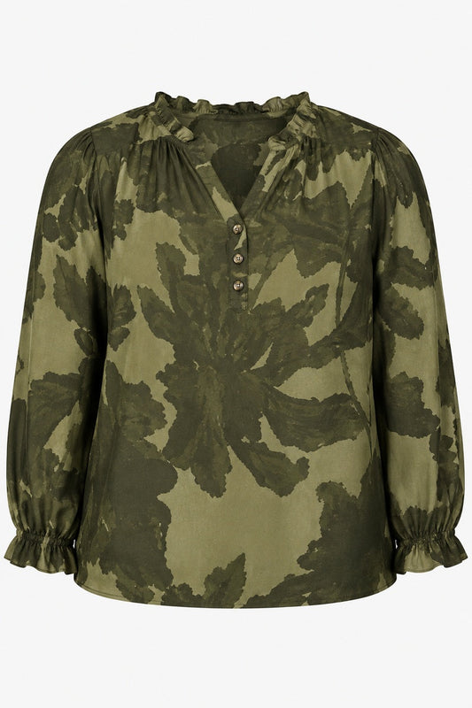 Zhenzi bluse Medie 1606 – olive