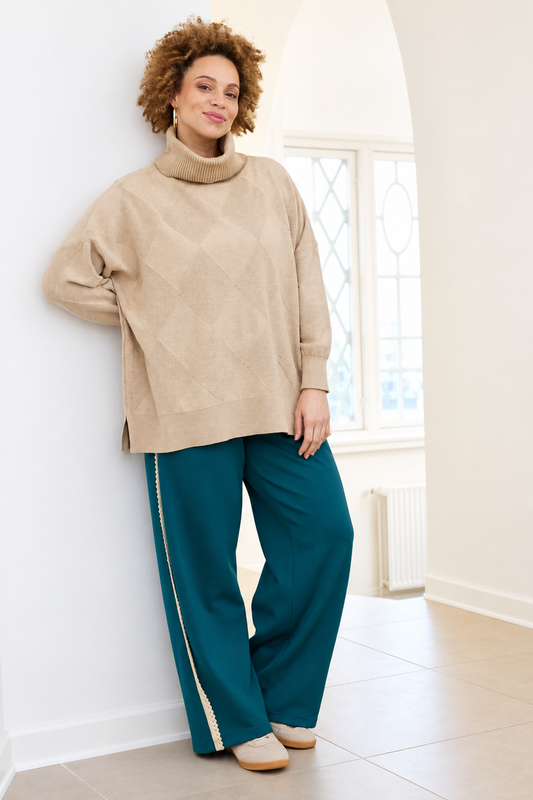 Zhenzi sweat bukser Mya 1521 – teal