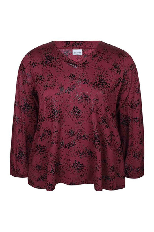 Zhenzi bluse Sylva 1583 – Fig – 949