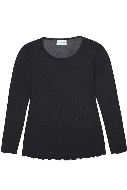 Zhenzi meshbluse Tiri 1242 – Sort – 951