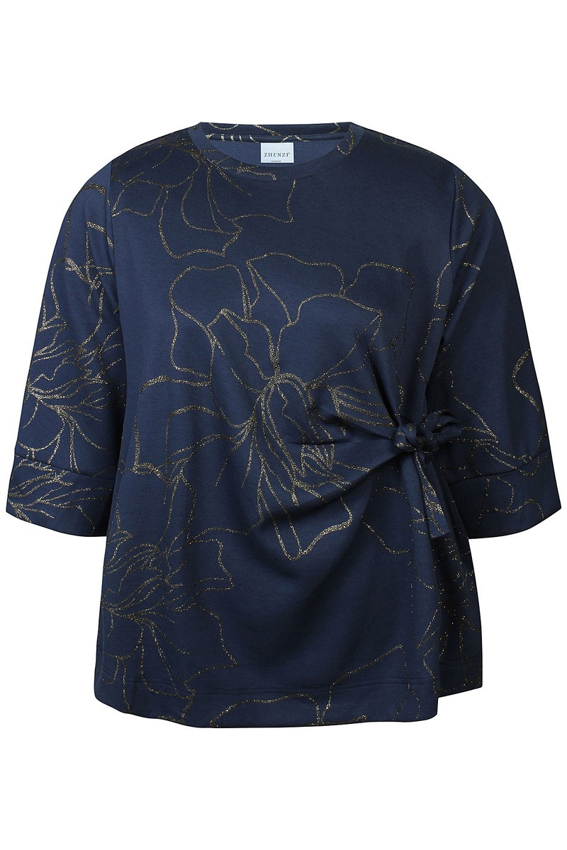 Zhenzi sweatbluse Mya 1593 – navy
