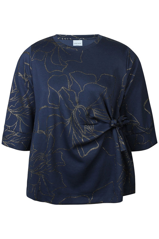 Zhenzi sweatbluse Mya 1593 – navy