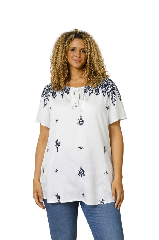 zhenzi bluse zh-emely 1292 navy