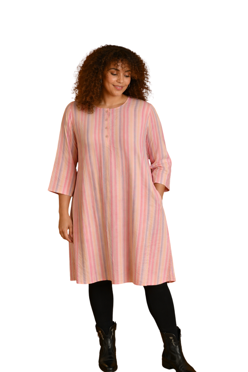 Zhenzi kjole aform strib 347